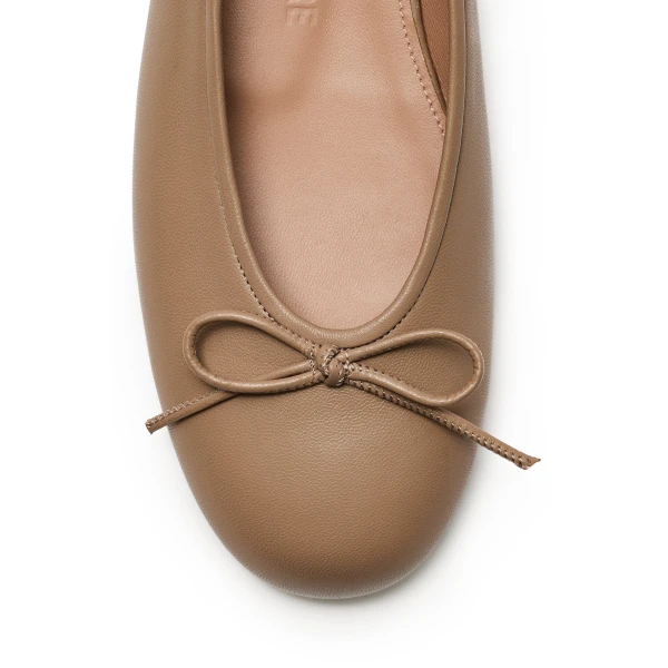 Scanlan Theodore Tailored Ballet Flat in Sable | Flats | Coveti