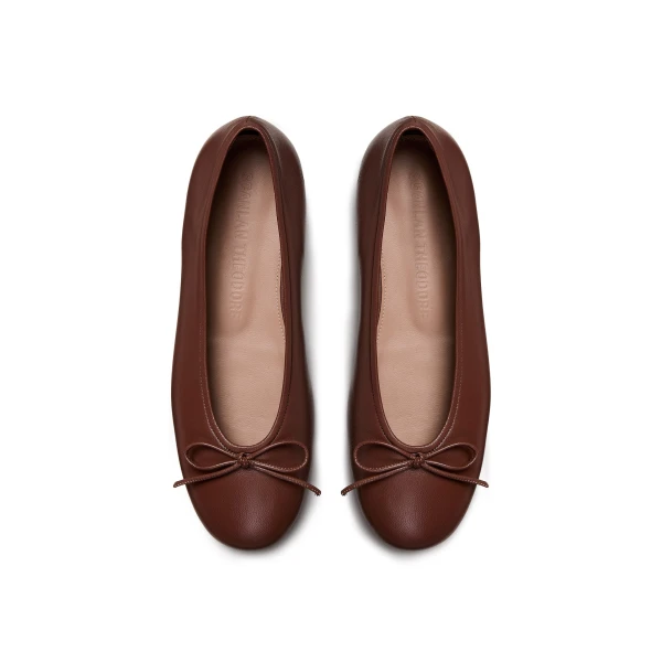 Scanlan Theodore Tailored Ballet Flat in Spice | Flats | Coveti