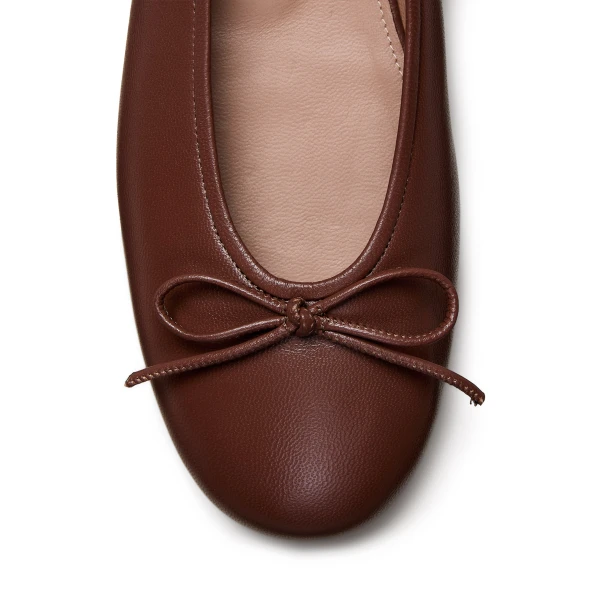 Scanlan Theodore Tailored Ballet Flat in Spice | Flats | Coveti