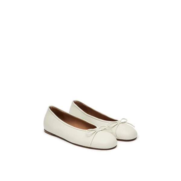 Scanlan Theodore Tailored Ballet Flat in Stone | Flats | Coveti