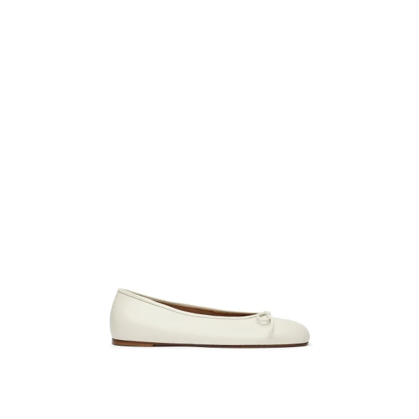 Scanlan Theodore Tailored Ballet Flat in Stone | Flats | Coveti