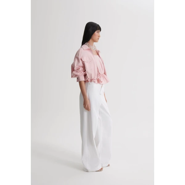 Scanlan Theodore Tech Bomber in Pink | Jackets | Coveti
