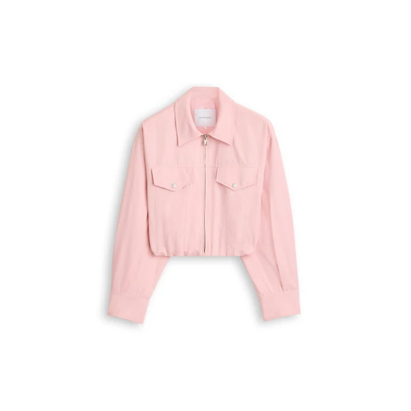 Scanlan Theodore Tech Bomber in Pink | Jackets | Coveti