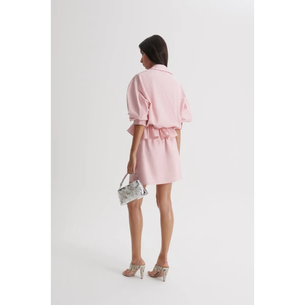 Scanlan Theodore Tech Mini Skirt in Pink | Skirts | Coveti