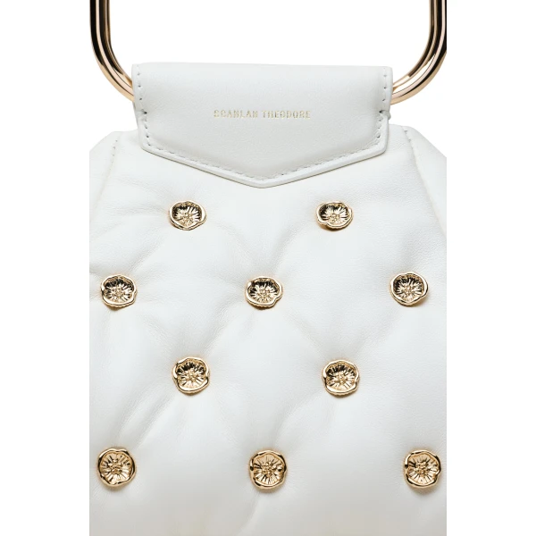 Scanlan Theodore The Bracelet Bag in Cream | Totes & Top-Handle Bags | Coveti