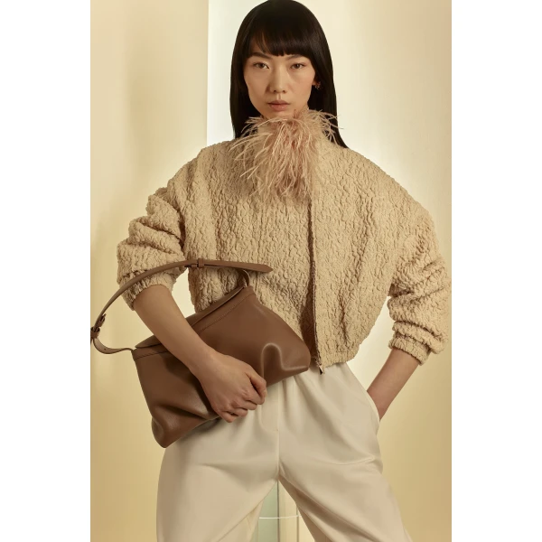 Scanlan Theodore The Carry All Hobo Medium in Taupe | Shoulder & Crossbody Bags | Coveti