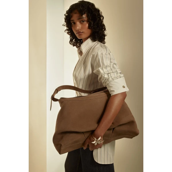 Scanlan Theodore The Carry All Hobo in Dark Taupe | Shoulder & Crossbody Bags | Coveti