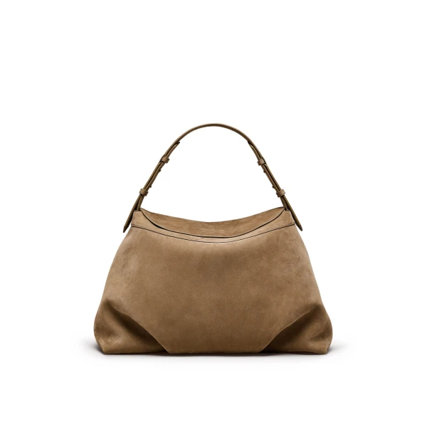 The Carry All Hobo in Dark Taupe