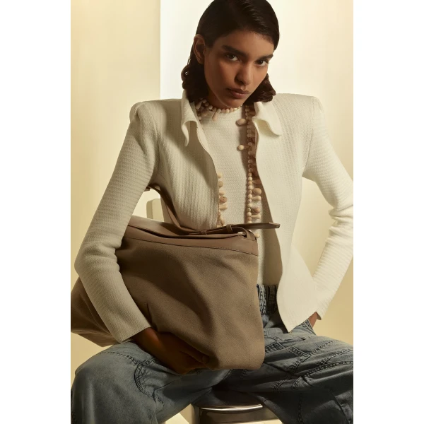 Scanlan Theodore The Carry All Hobo in Sand | Shoulder & Crossbody Bags | Coveti