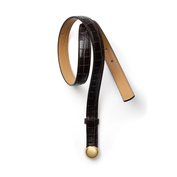 Scanlan Theodore The Ilios Belt 2 in Dark Chocolate | Belts | Coveti