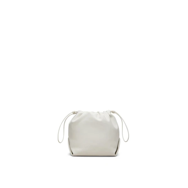 Scanlan Theodore The Leather Drawstring Bag in Parchment | Bucket Bags | Coveti