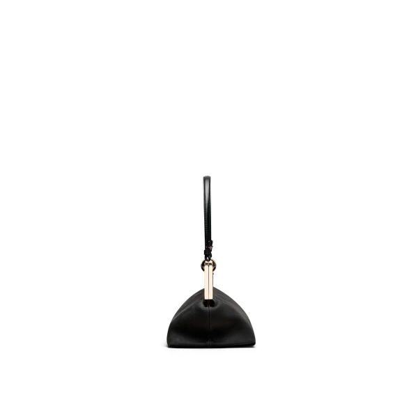 Scanlan Theodore The Lip Frame Clutch in Anthracite | Clutch Bags | Coveti