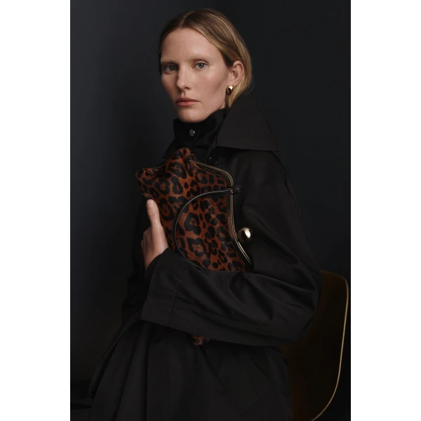 Scanlan Theodore The Lip Frame Clutch in Sahara Print | Clutch Bags | Coveti