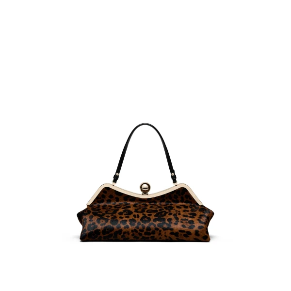 Scanlan Theodore The Lip Frame Clutch in Sahara Print | Clutch Bags | Coveti