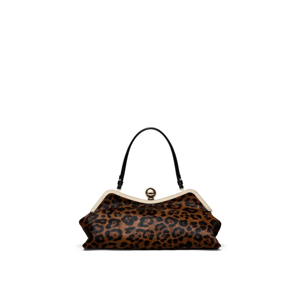 Scanlan Theodore The Lip Frame Clutch in Sahara Print | Clutch Bags | Coveti