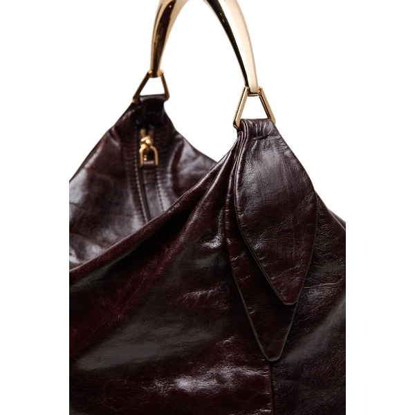 Scanlan Theodore The Luna Hobo in Mogano | Shoulder & Crossbody Bags | Coveti