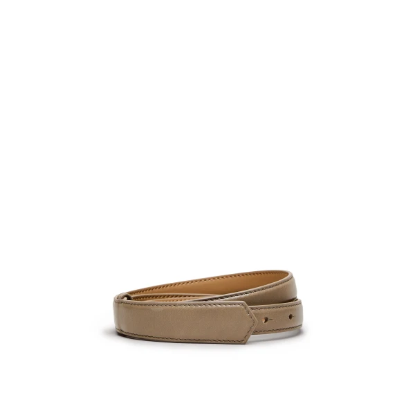 The Minimal Belt 1.8 in Taupe