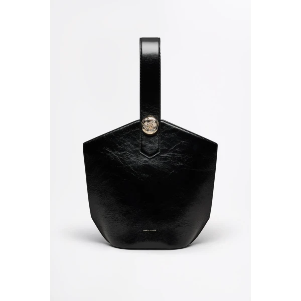 Scanlan Theodore The Poppy Bucket in Black | Bucket Bags | Coveti