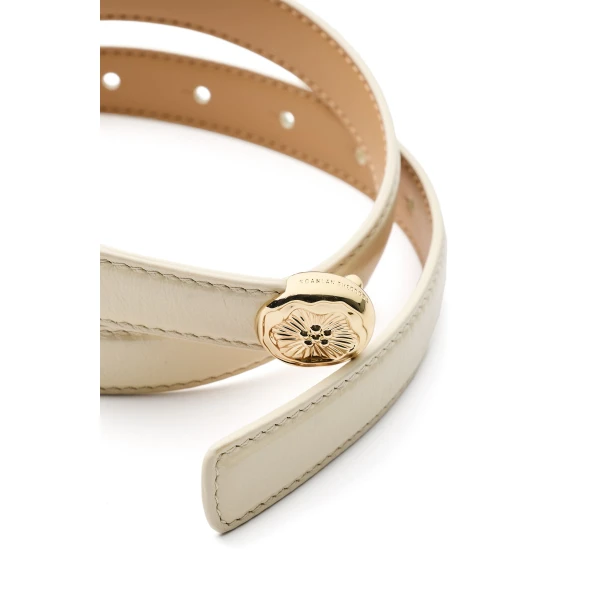 Scanlan Theodore The Poppy Sphere Belt 2 in Cloud | Belts | Coveti