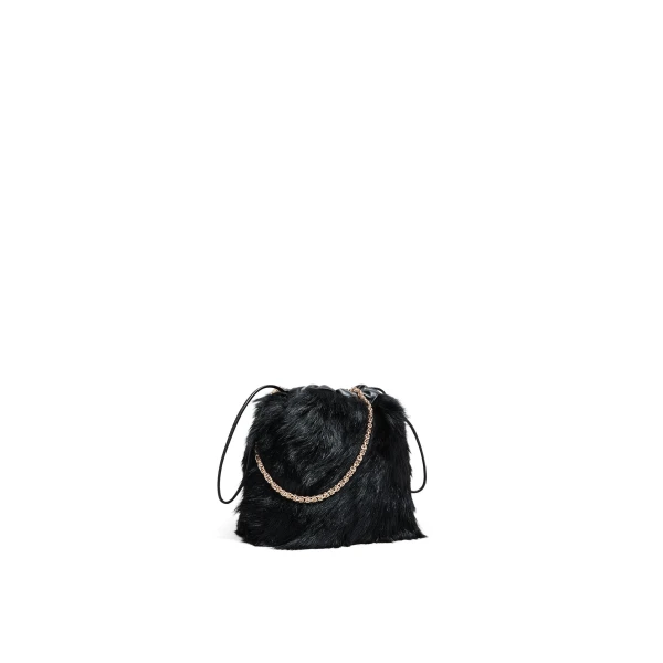 Scanlan Theodore The Toscana Drawstring Bag in Black | Bucket Bags | Coveti