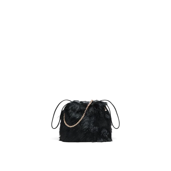 The Toscana Drawstring Bag in Black