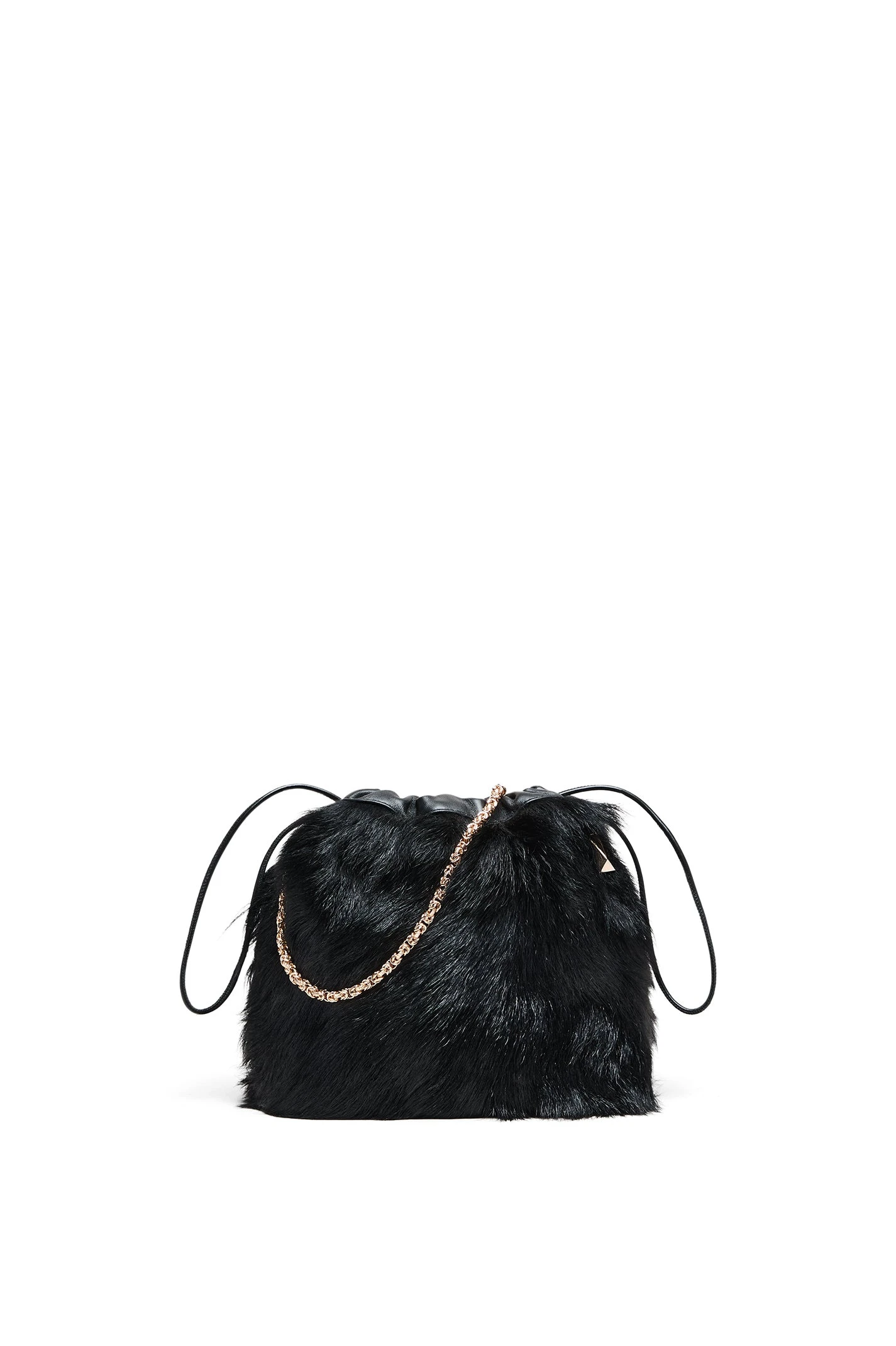 Scanlan Theodore The Toscana Drawstring Bag in Black Scanlan Theodore The Toscana Drawstring Bag in Black | Bucket Bags | Coveti