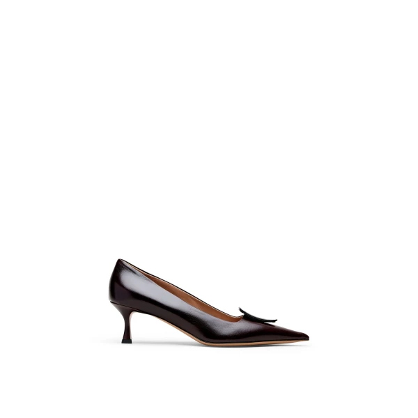 Scanlan Theodore Triangle Frame Pump 6 in Mogano | Heels | Coveti