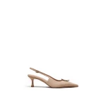 Scanlan Theodore Triangle Frame Slingback 6 in Sable | Heels | Coveti