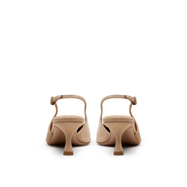 Scanlan Theodore Triangle Frame Slingback 6 in Sable | Heels | Coveti