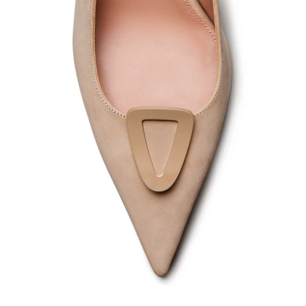 Scanlan Theodore Triangle Frame Slingback 6 in Sable | Heels | Coveti
