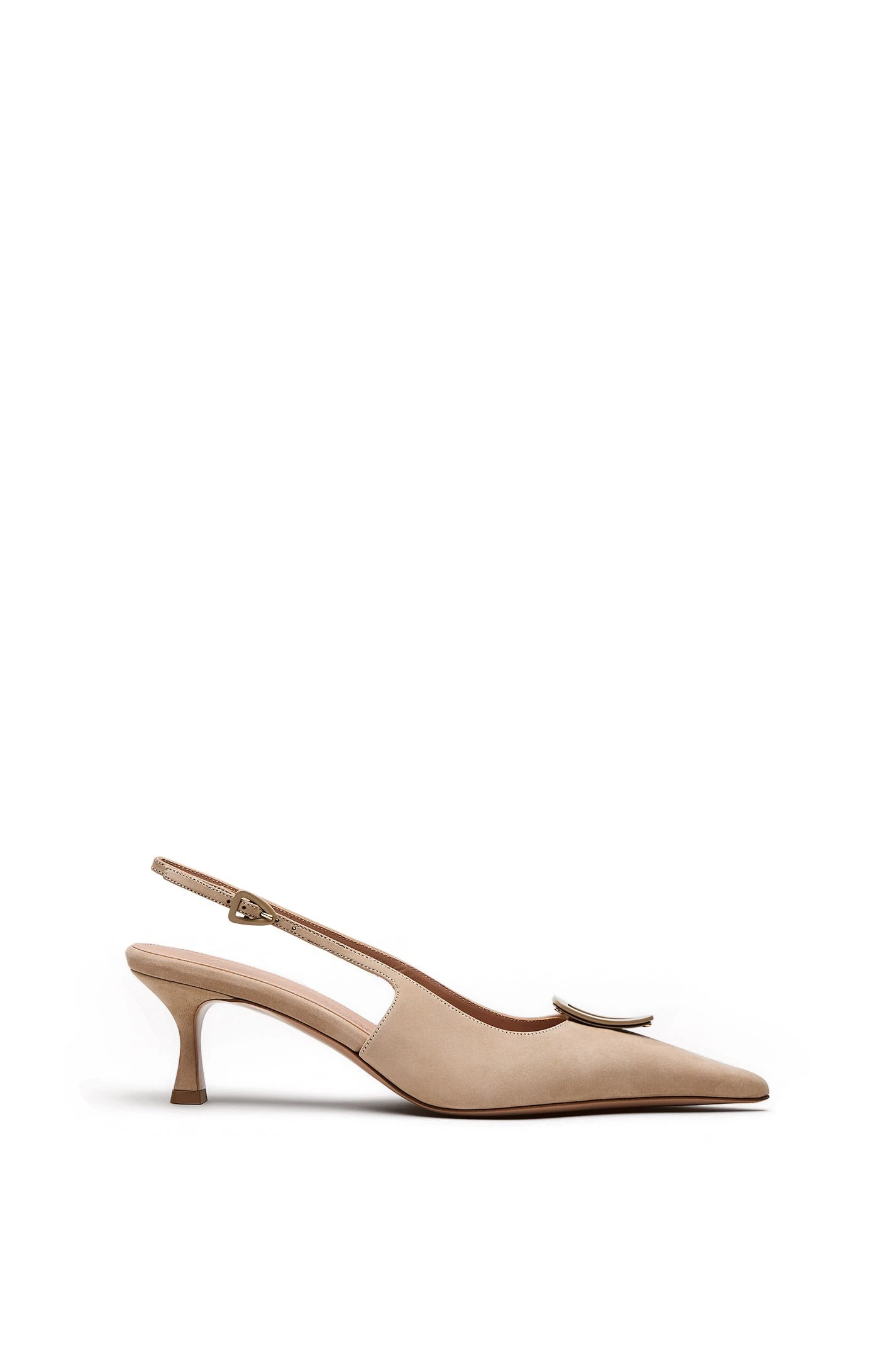 Scanlan Theodore Triangle Frame Slingback 6 in Sable Scanlan Theodore Triangle Frame Slingback 6 in Sable | Heels | Coveti