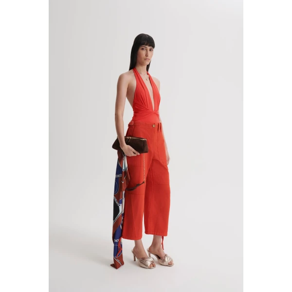 Scanlan Theodore Turban Drape One Piece in Morocco | Swimsuits | Coveti