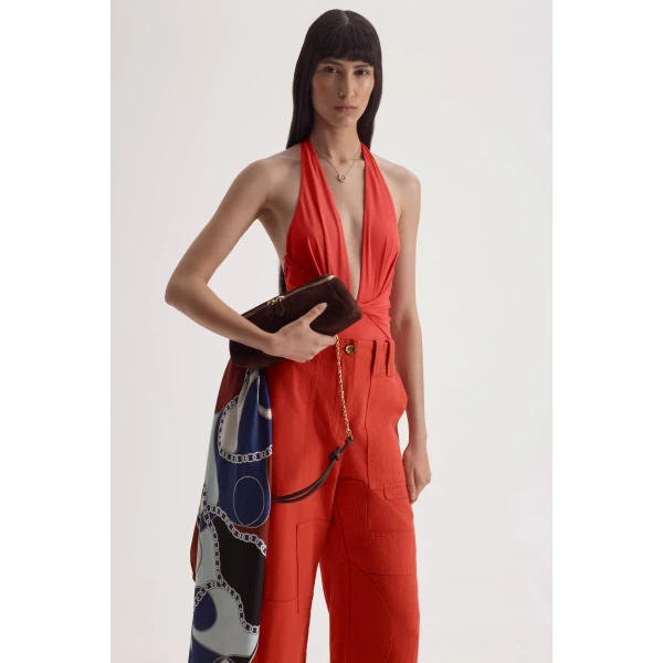 Scanlan Theodore Turban Drape One Piece in Morocco | Swimsuits | Coveti