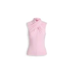 Scanlan Theodore Turban Sleeveless Top in Pink | Tops | Coveti