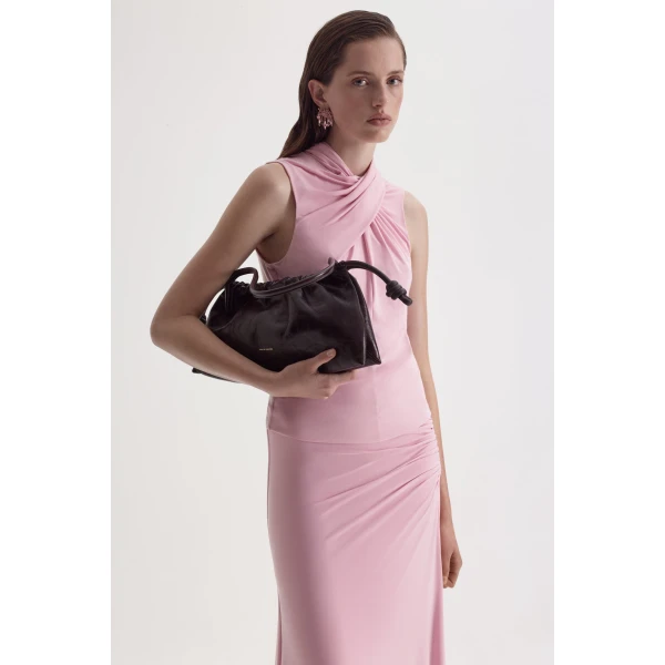 Scanlan Theodore Turban Sleeveless Top in Pink | Tops | Coveti