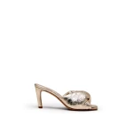 Scanlan Theodore Turban Twist Mule 8 in Light Gold