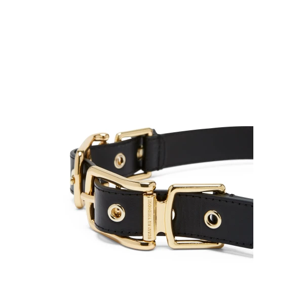 Scanlan Theodore Twin Saddle Buckle Belt 2.5 in Black | Belts | Coveti