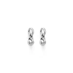 Scanlan Theodore Wishbone Huggie Earrings in Silver | Earrings | Coveti