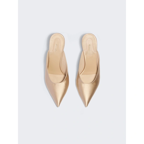Schiaparelli Creature Mules in Nude | Mules | Coveti
