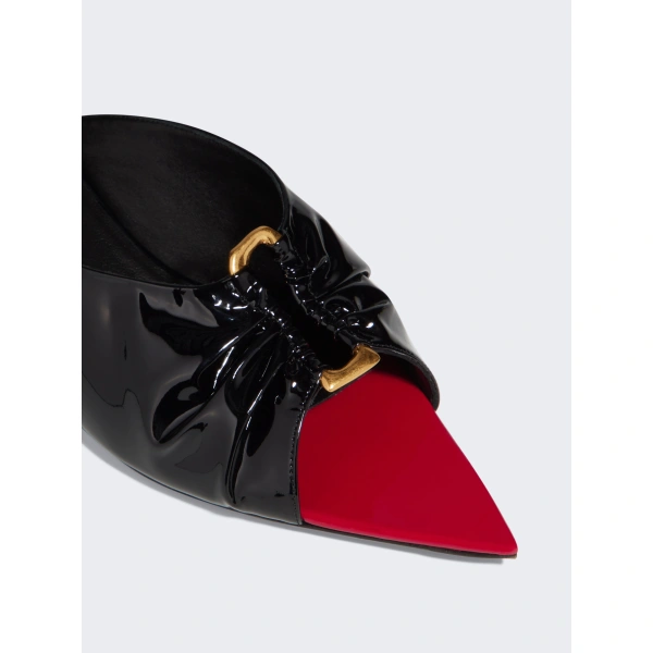 Schiaparelli Keyhole Sandals in Black | Sandals | Coveti