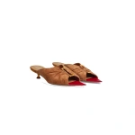 Schiaparelli Keyhole Sandals in Taupe | Sandals | Coveti