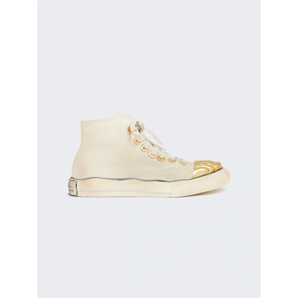 Schiaparelli Trompe L'Oeil Sneakers in Ecru | Sneakers | Coveti