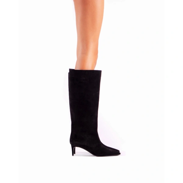 Sebastian Milano Amy Boot in Black Suede, view 4 | Boots