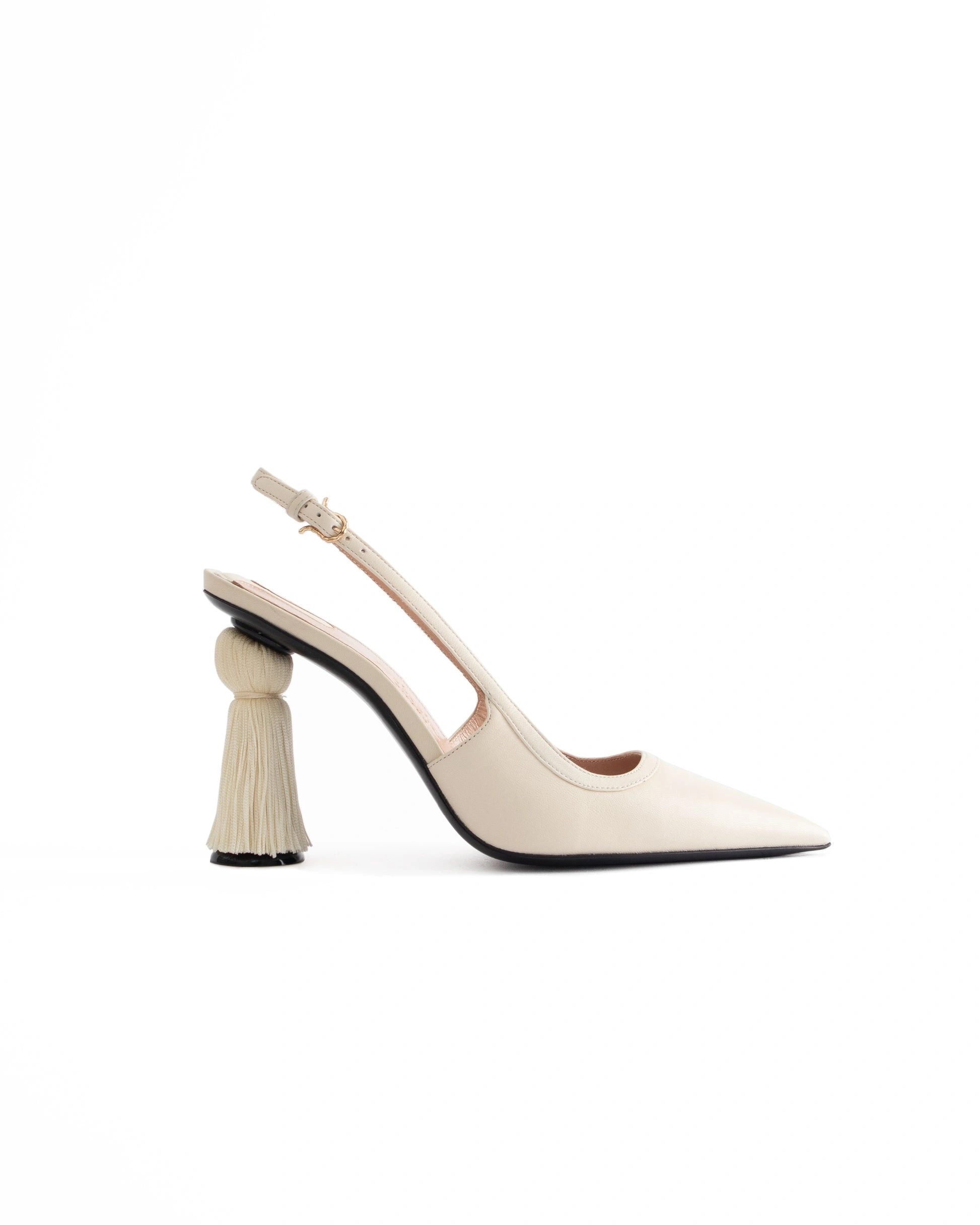 Sebastian Milano Fifi Slingback White Silk Satin Sebastian Milano Fifi Slingback in White Silk Satin | Slingbacks