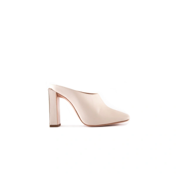 Sebastian Milano Frances Mule in Cream Leather | Mules