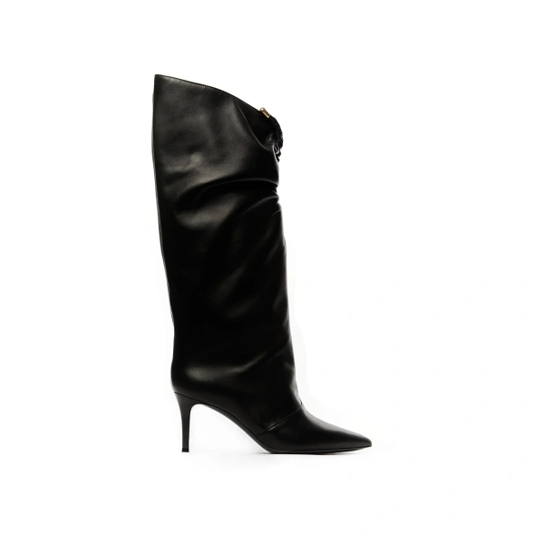 Sebastian Milano Jaida Boot in Black Nappa | Knee-High Boots