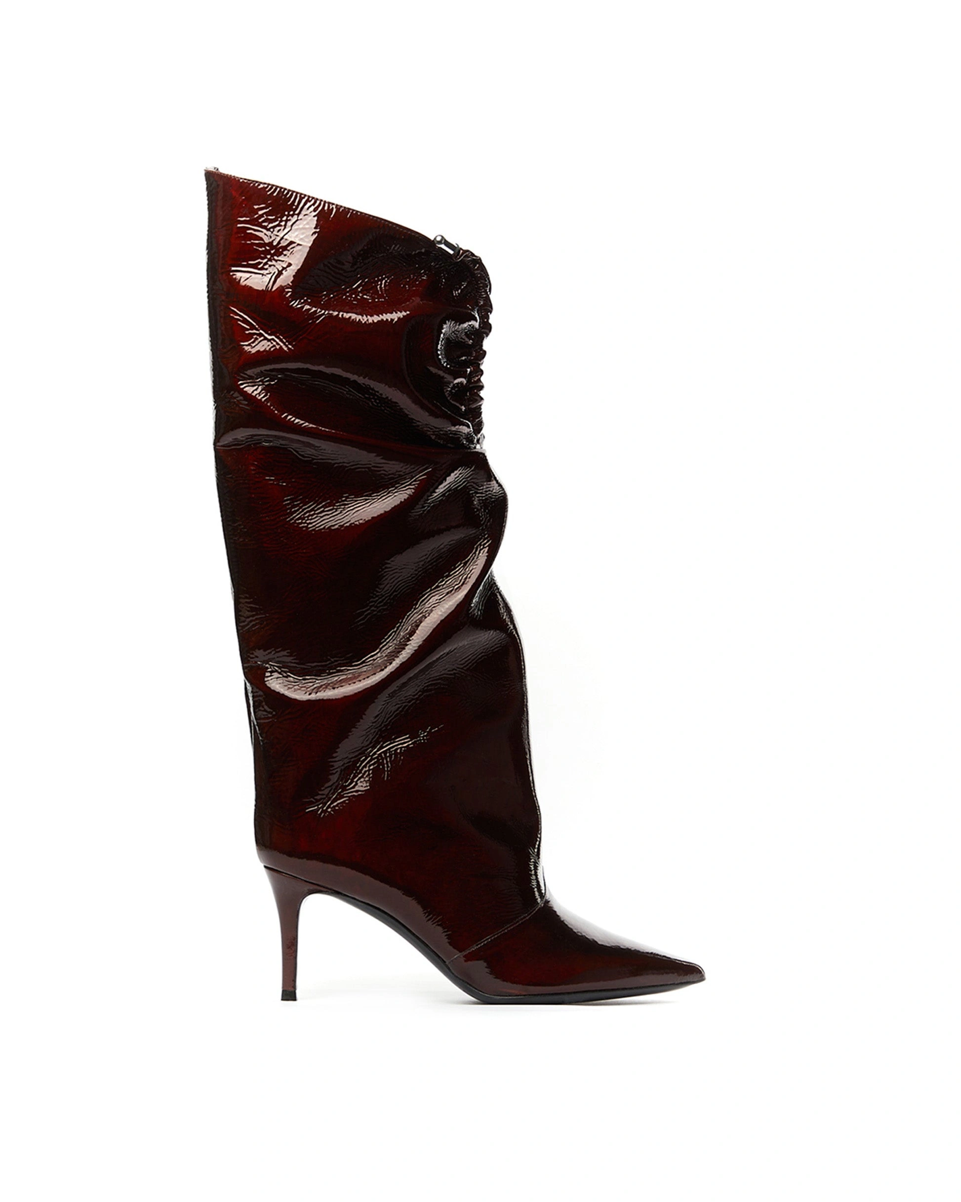 Sebastian Milano Jaida Boot Burgundy Patent Sebastian Milano Jaida Boot in Burgundy Patent | Knee-High Boots