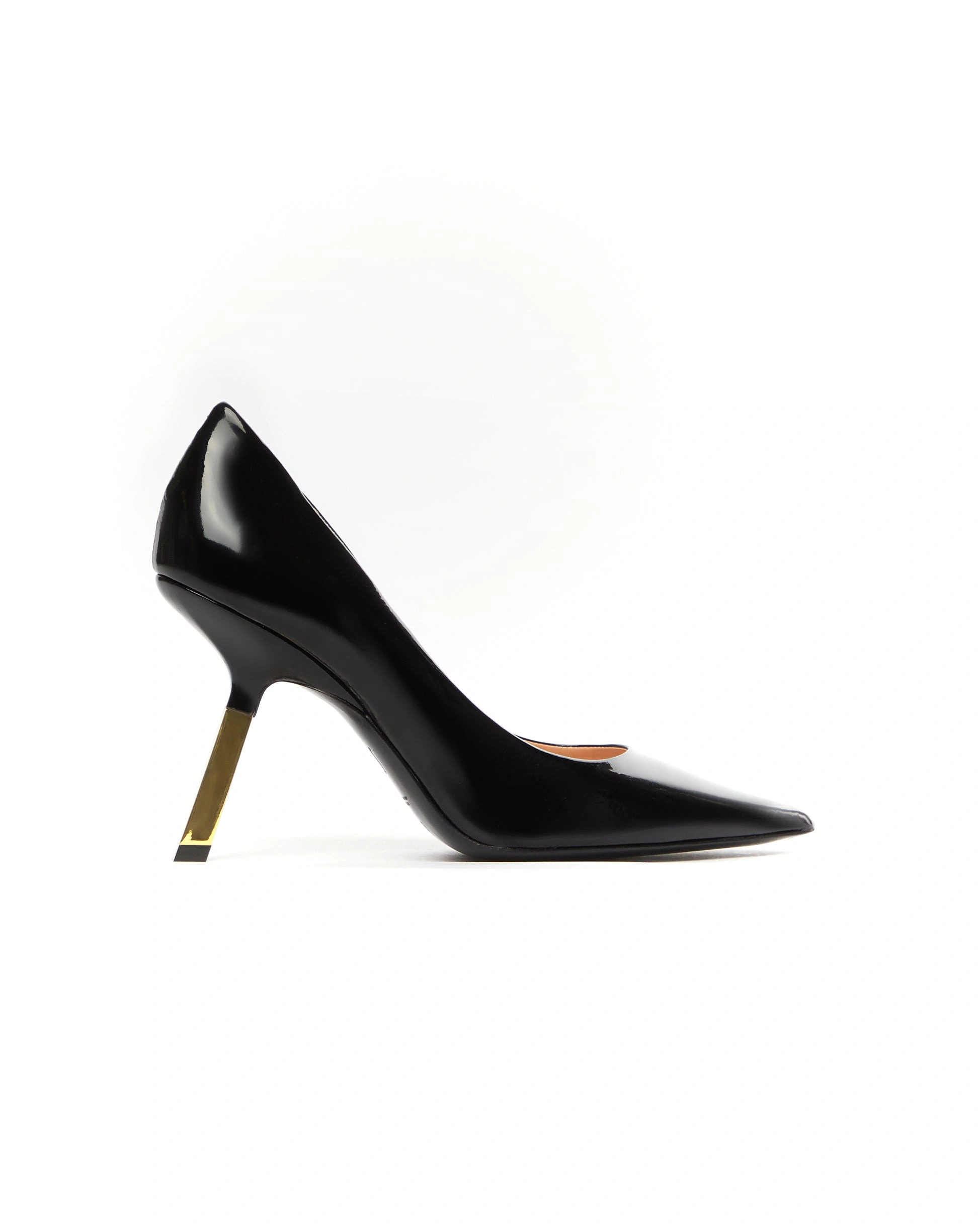 Sebastian Milano Karen Pump Black Patent and Gold Sebastian Milano Karen Pump in Black Patent and Gold | Pumps