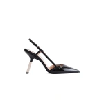 Sebastian Milano Louise Slingback in Black Patent | Slingbacks