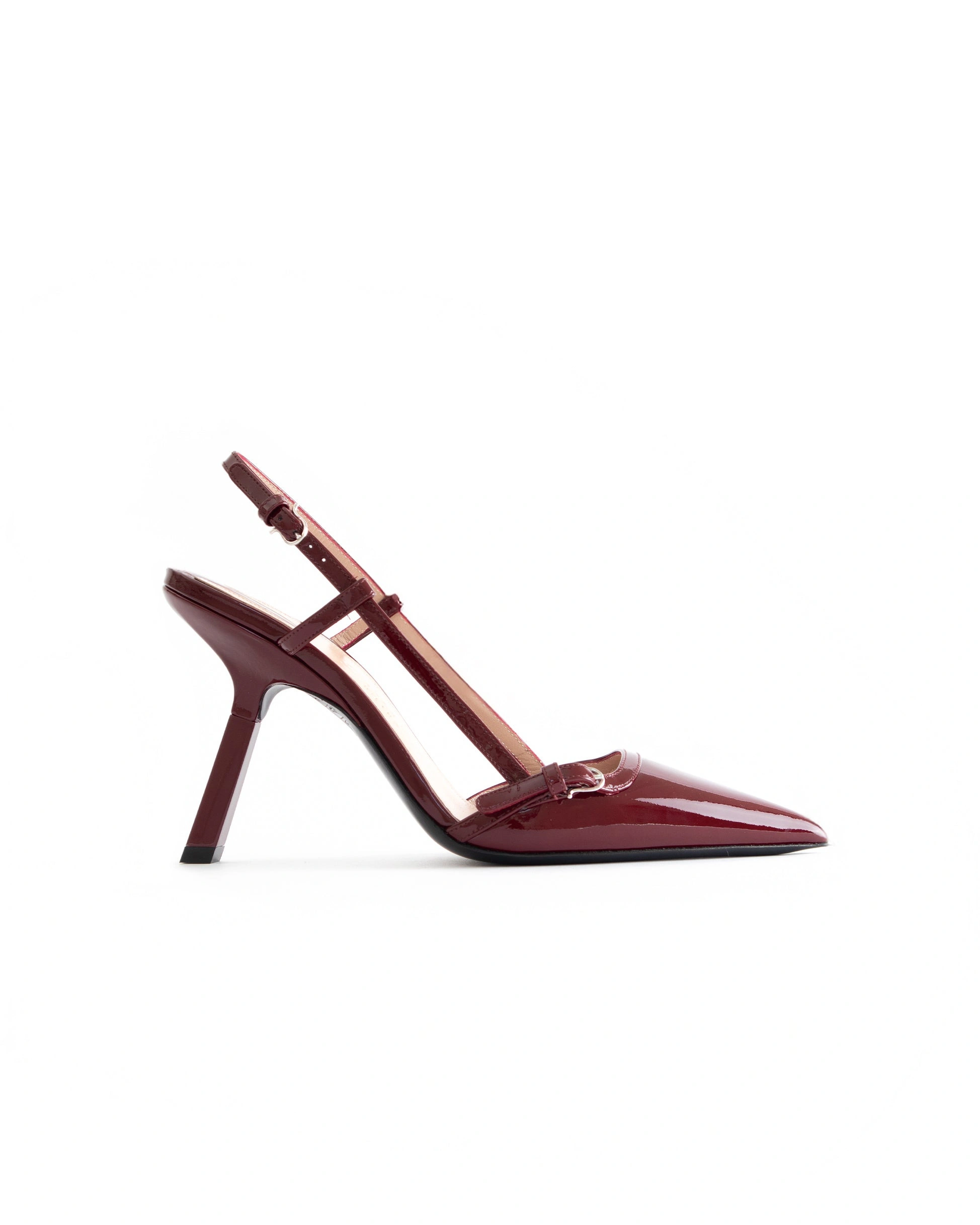 Sebastian Milano Louise Slingback Burgundy Patent Sebastian Milano Louise Slingback in Burgundy Patent | Slingbacks